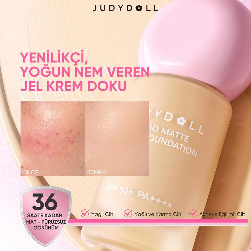 Judydoll Moisturizing Matte Foundation Vanilla