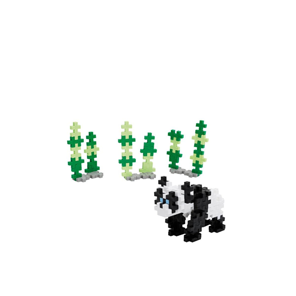 Plus Plus Panda 100 Piece Construction Toy Set in Reusable Tube - Danish Made for Creative Play - view 2