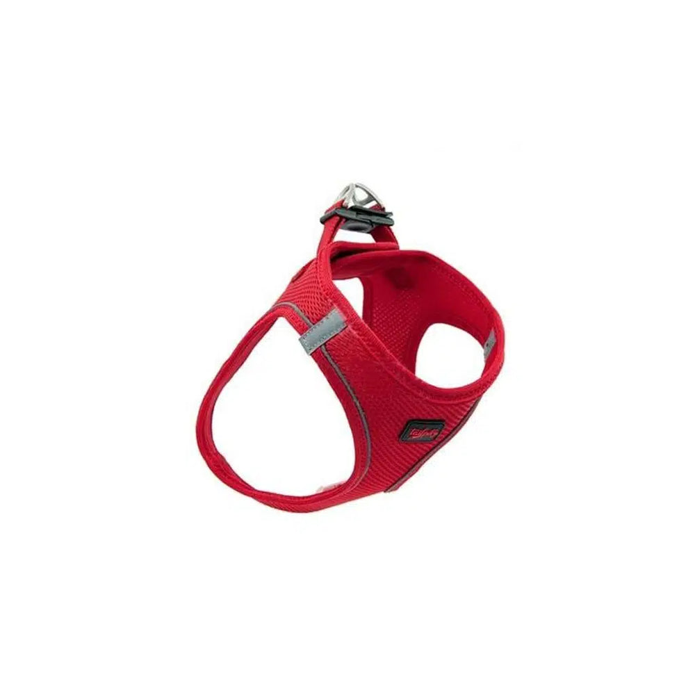 Tailpetz Air Mesh Dog Harness Breathable Comfort Red Medium