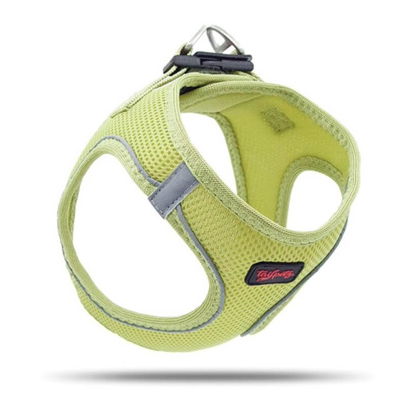 Tailpetz Air-Mesh Dog Harness Breathable Olive Green X-Large