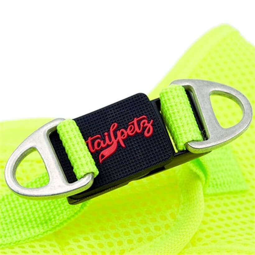 Tailpetz Air-Mesh Dog Harness Breathable Lime XSmall