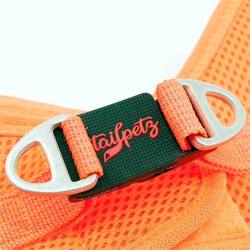 Tailpetz Air-Mesh Dog Harness Breathable Orange XSmall