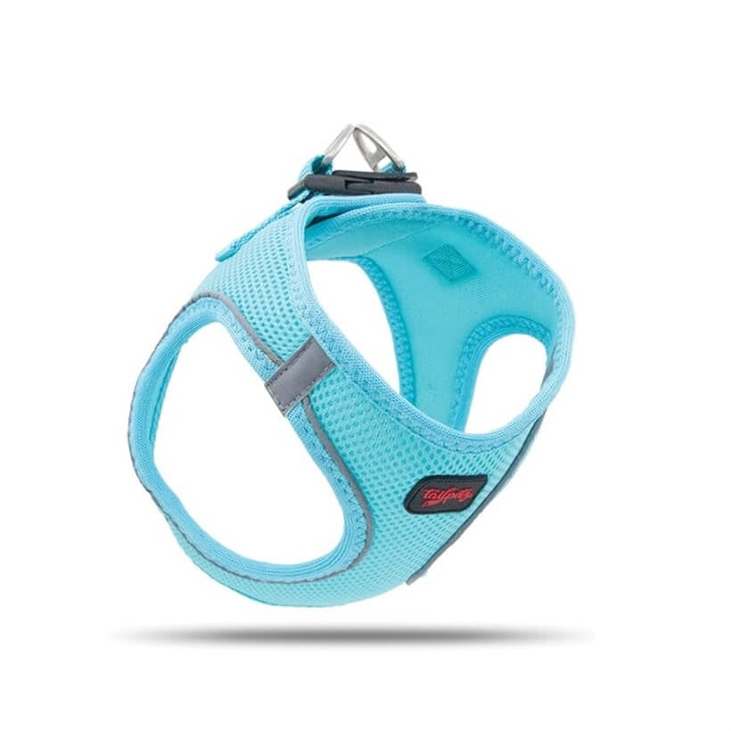 Tailpetz Air-Mesh Dog Harness Breathable Mesh Ocean XLarge