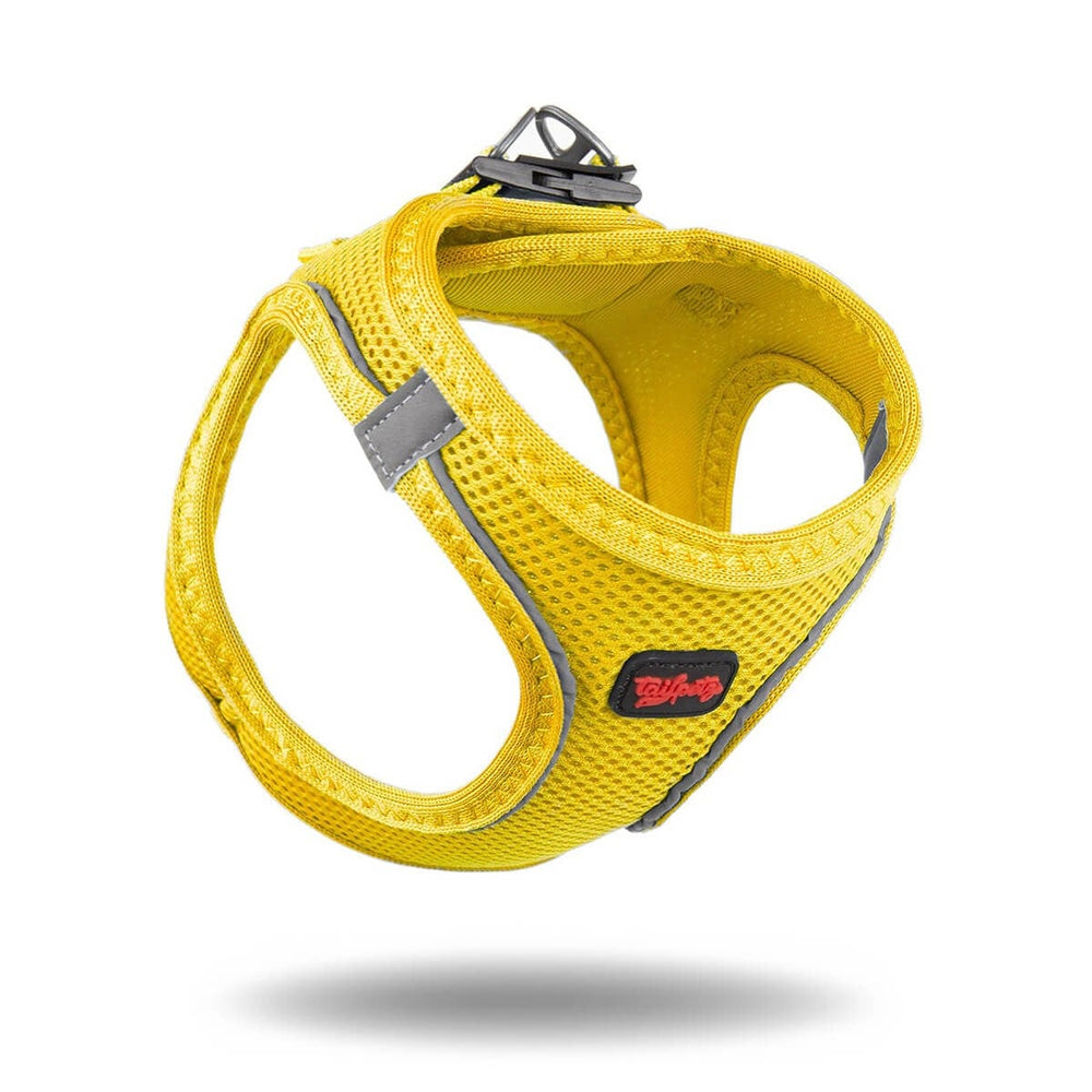 Tailpetz Air-Mesh Dog Harness Breathable Comfort Yellow XSmall