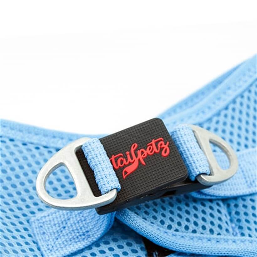 Tailpetz Air-Mesh Dog Harness Breathable Cooling Blue Small