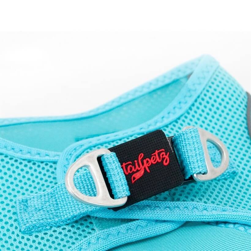 Tailpetz Air-Mesh Dog Harness Breathable Mesh Ocean XLarge