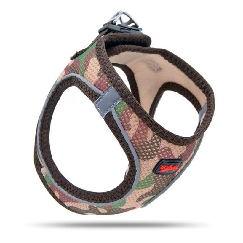 Tailpetz Air-Mesh Camo Dog Harness Breathable Comfort 2X-Small