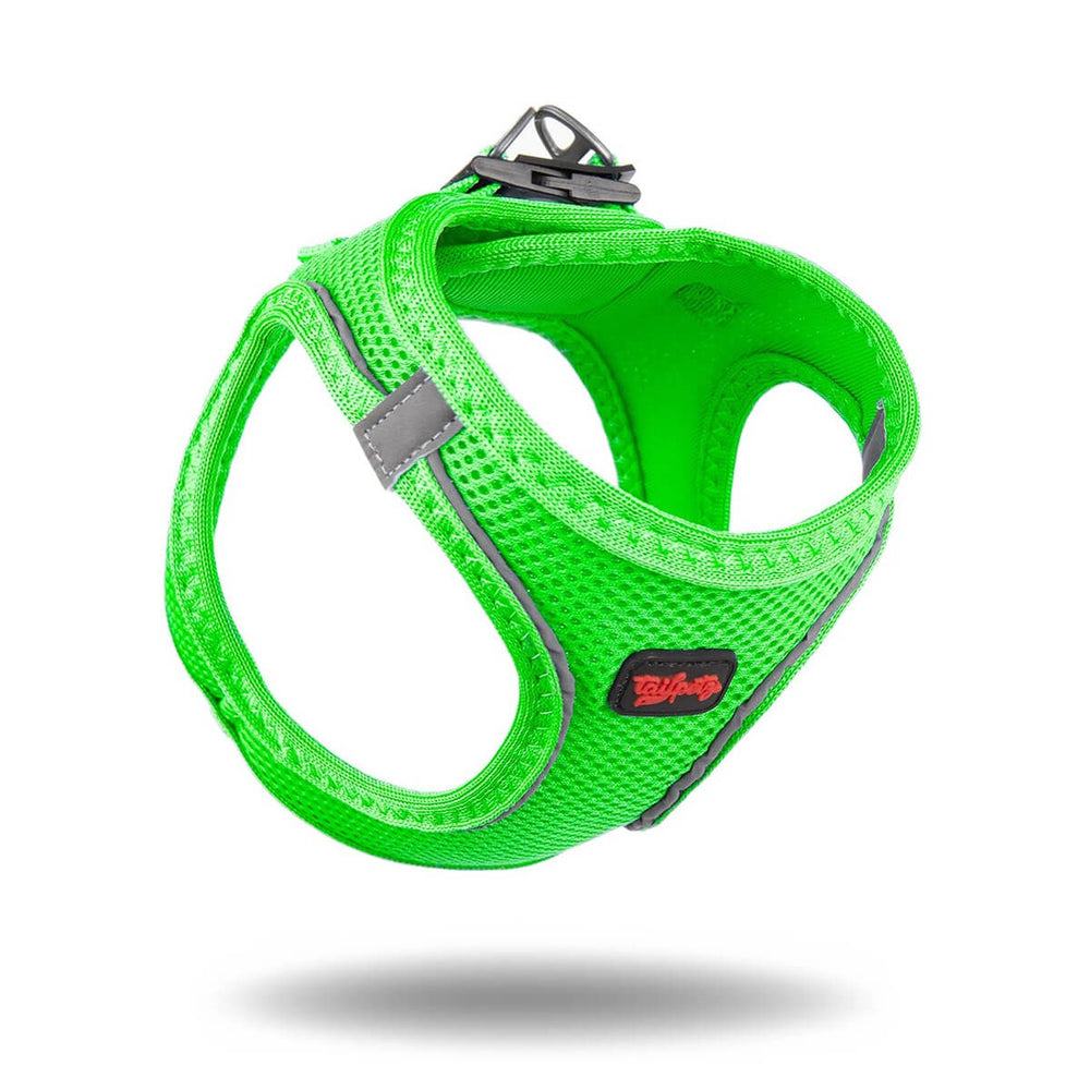 Tailpetz Air-Mesh Dog Harness Breathable Neo Green 2XSmall