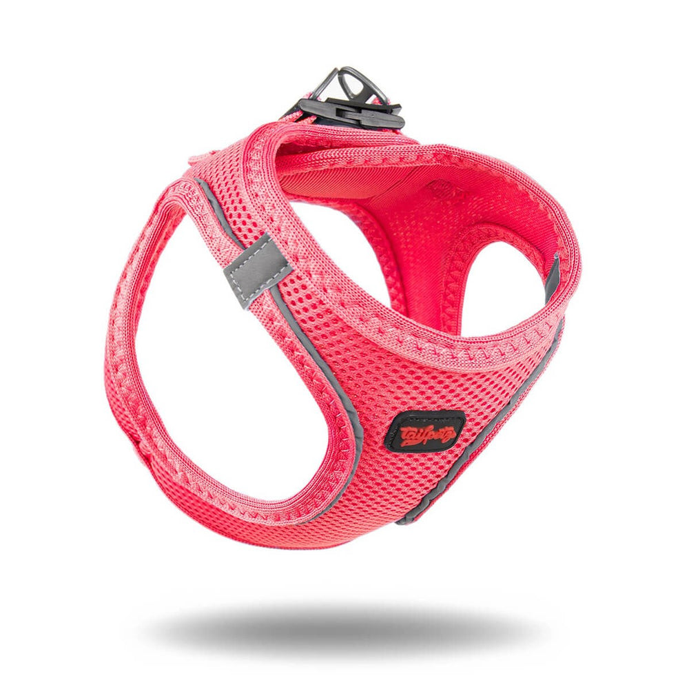 Tailpetz Air-Mesh Dog Harness Breathable Neo Pink 3XSmall