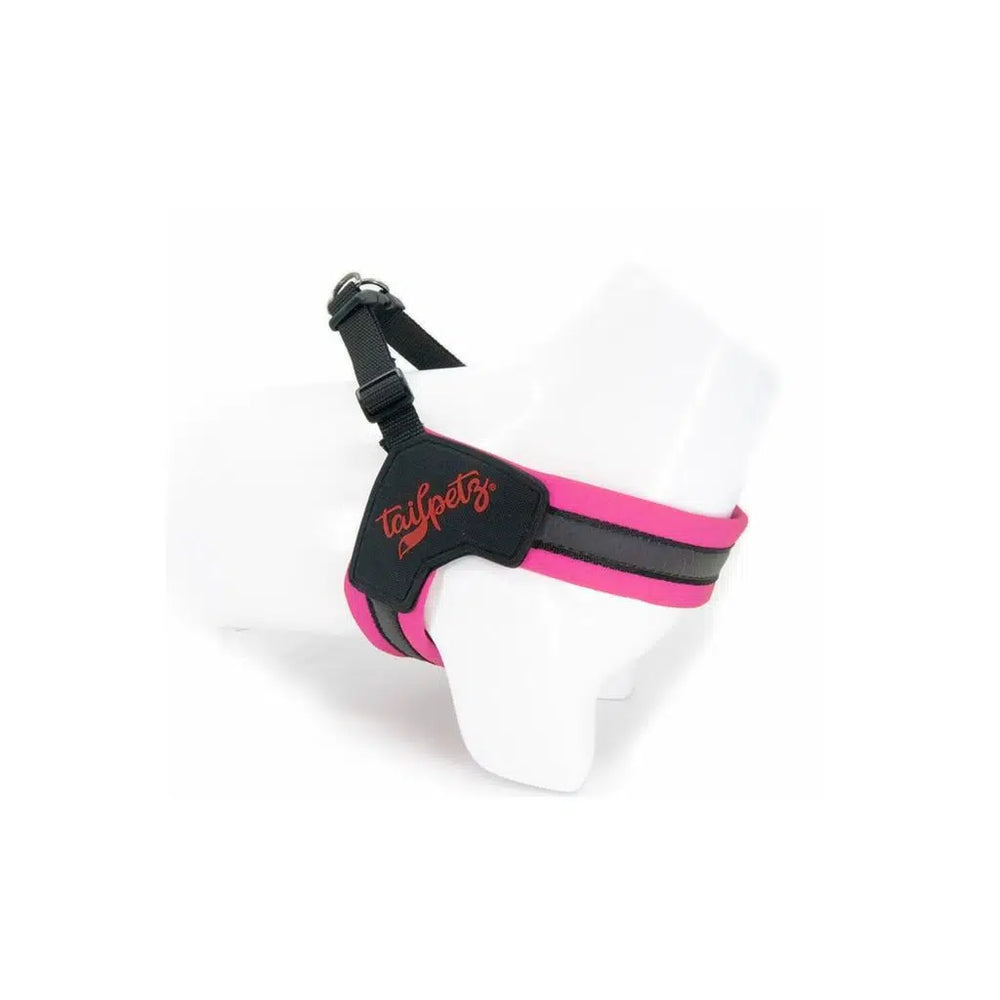 Tailpetz V-Harness Neon Pink Dog Chest Harness Large