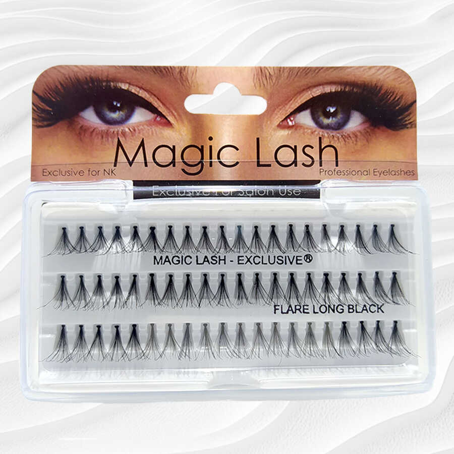 Magic Lash Individual Eyelashes Long Black 60 Count