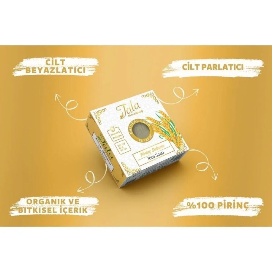 Tala Rice Soap Natural Skin Brightening Bar 150g