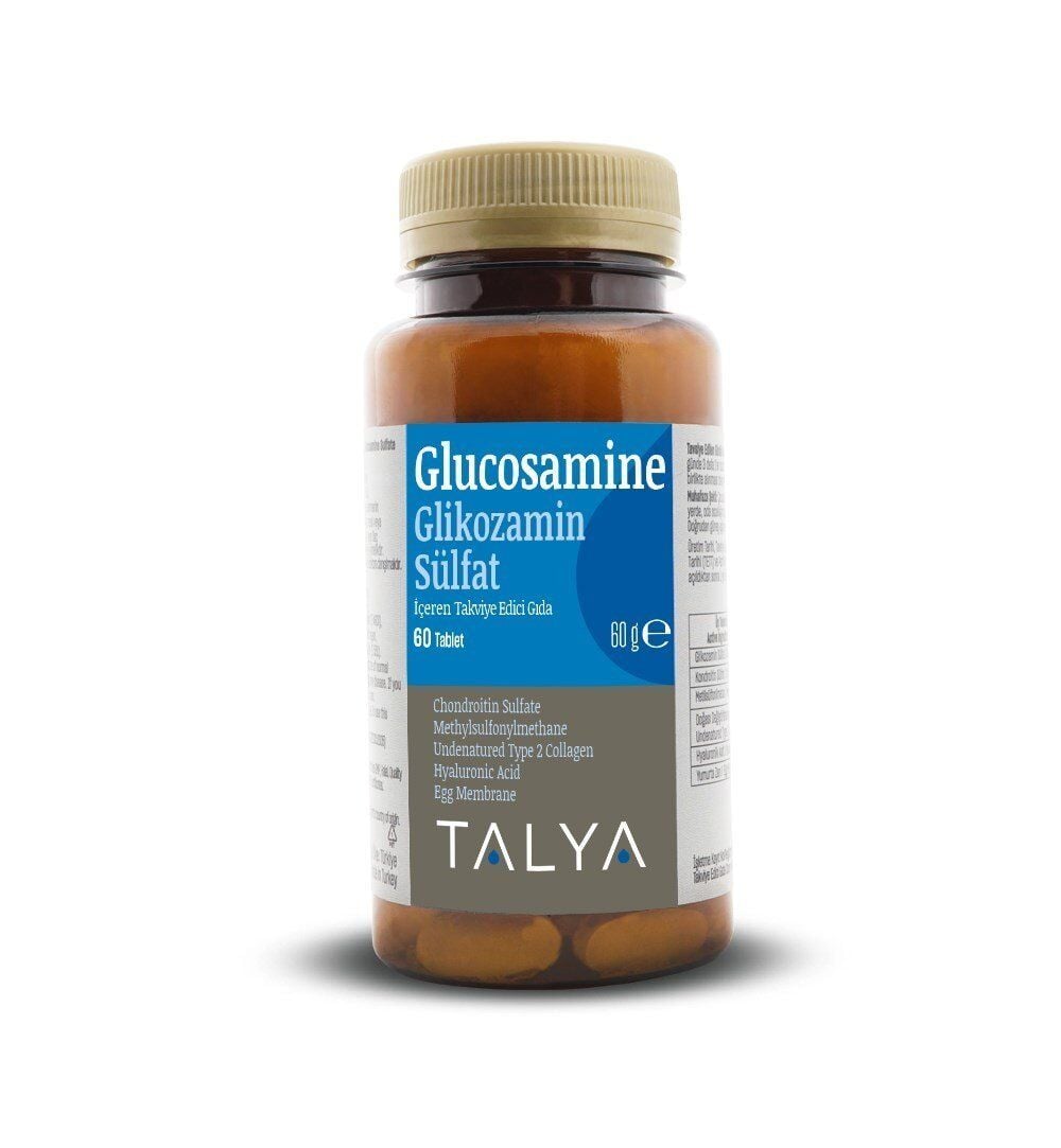 Talya Glucosamine Chondroitin MSM Complex Supplement 60 Tablets