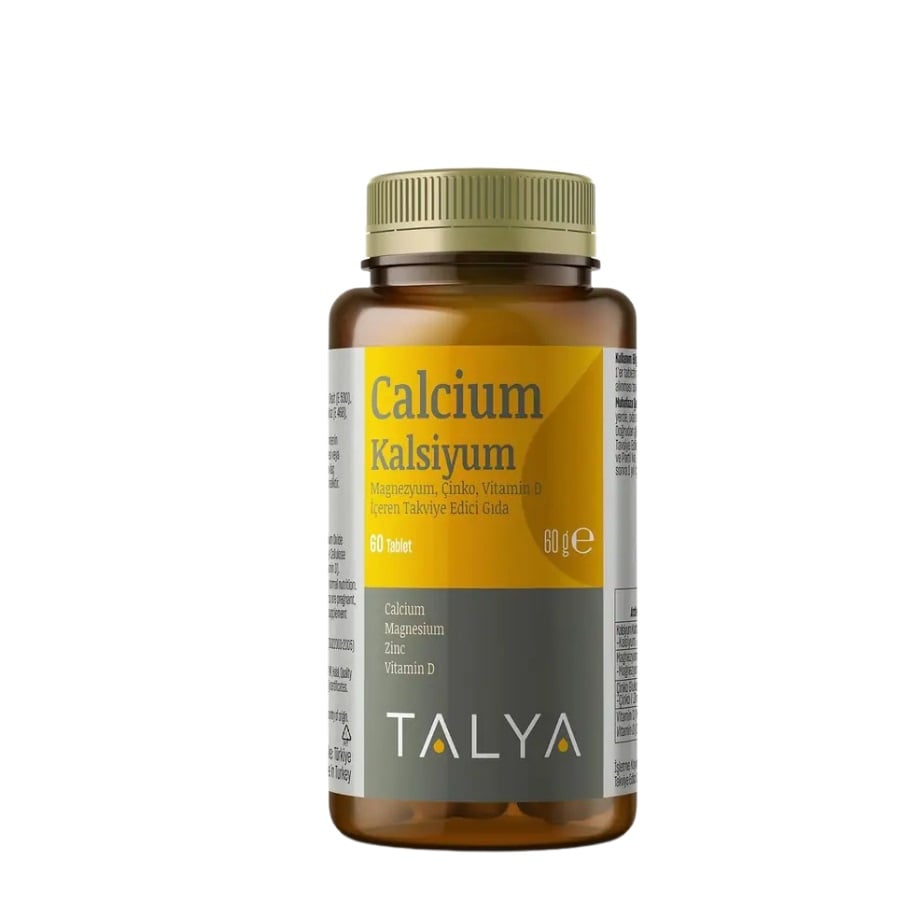 Talya Calcium Magnesium Zinc & Vitamin D Support 90 Tablets