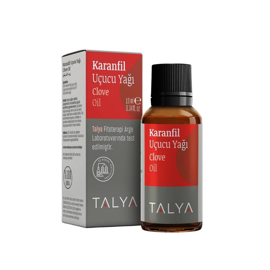 Talya Clove Essential Oil 10 ml - Pure Clove Oil for Aromatherapy and Massage