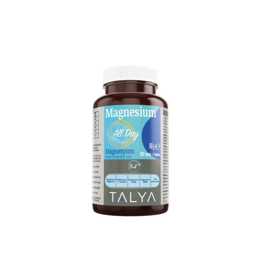 Talya Magnesium All Day Multi-Form Complex 90 Tablets