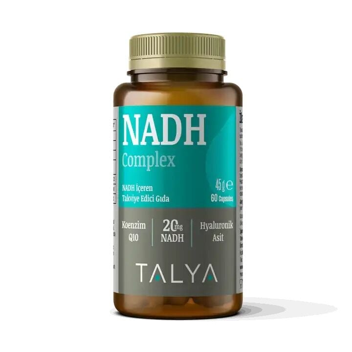 Talya NADH Complex with CoQ10 & Hyaluronic Acid 60 Capsules
