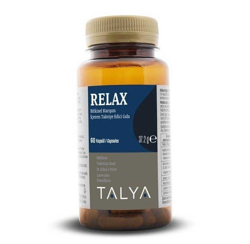 Talya Relax Herbal Support Supplement 60 Capsules