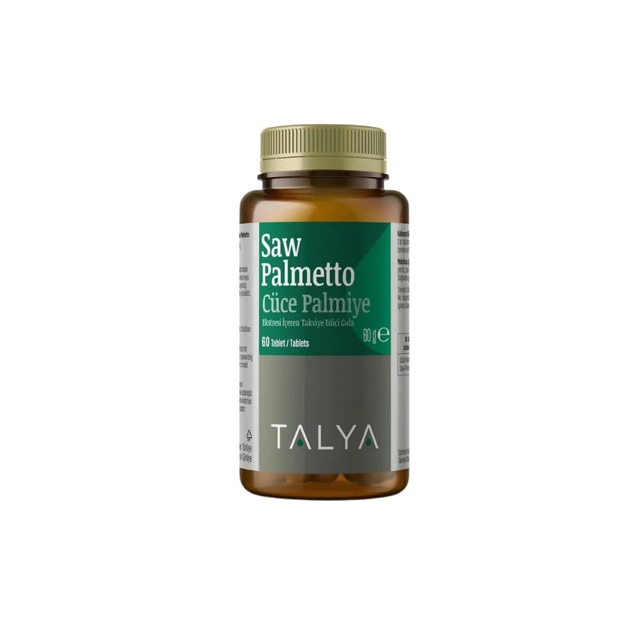 Talya Saw Palmetto Extract Dietary Supplement 60 Tablets