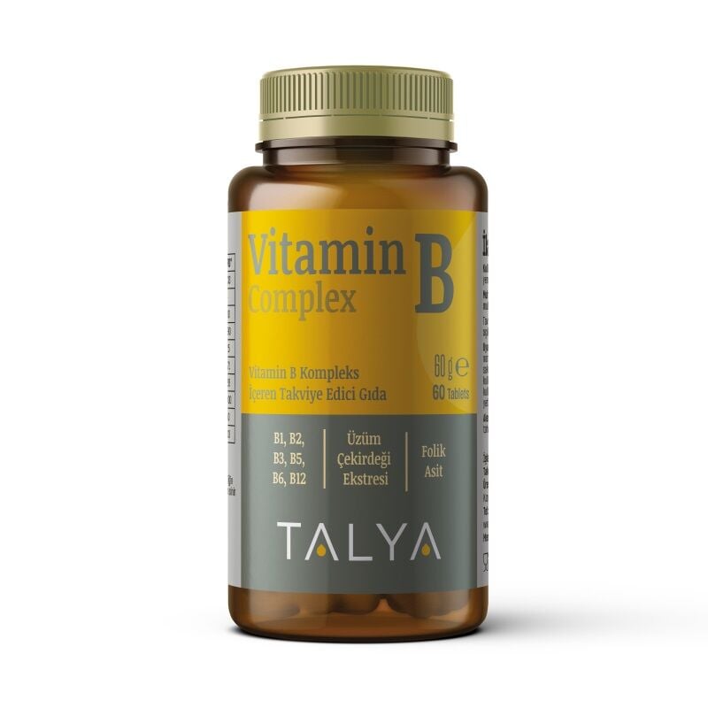 Talya Vitamin B Complex Dietary Supplement 60 Tablets
