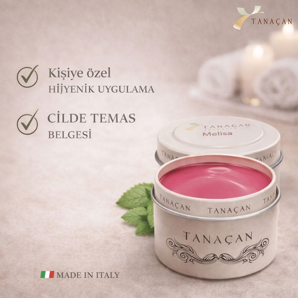 Tanacan Melissa Sugar Wax Single Use 50 ML - Fine Powder Texture