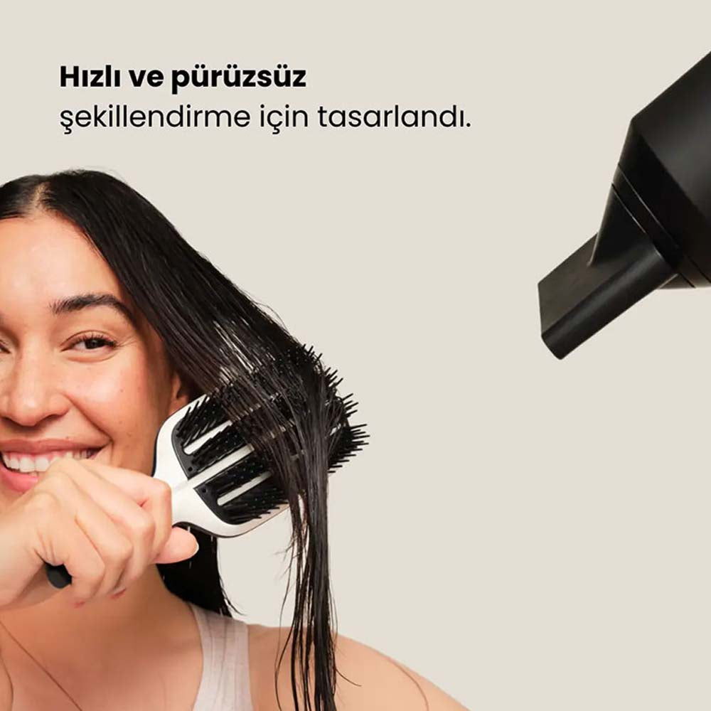 Tangle Teezer Blow Styling Half Paddle Purple Hair Brush