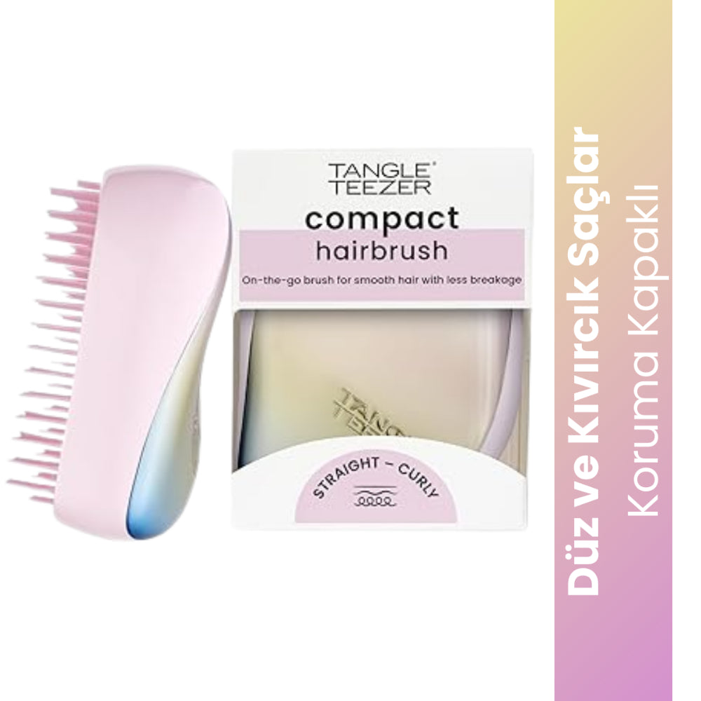 Tangle Teezer Compact Styler Matte Ombre Chrome Hairbrush