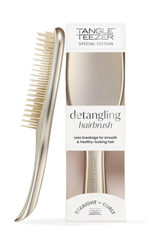 Tangle Teezer Ultimate Detangler Chrome Champagne Gold Hair Brush