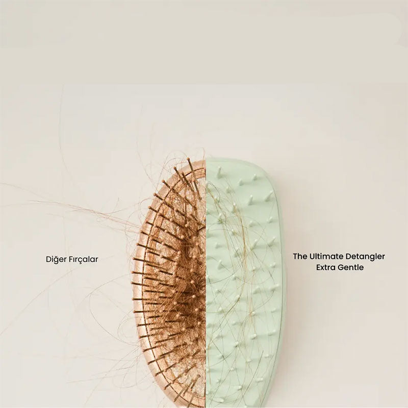 Tangle Teezer Extra Gentle Detangler Eucalyptus Green Brush
