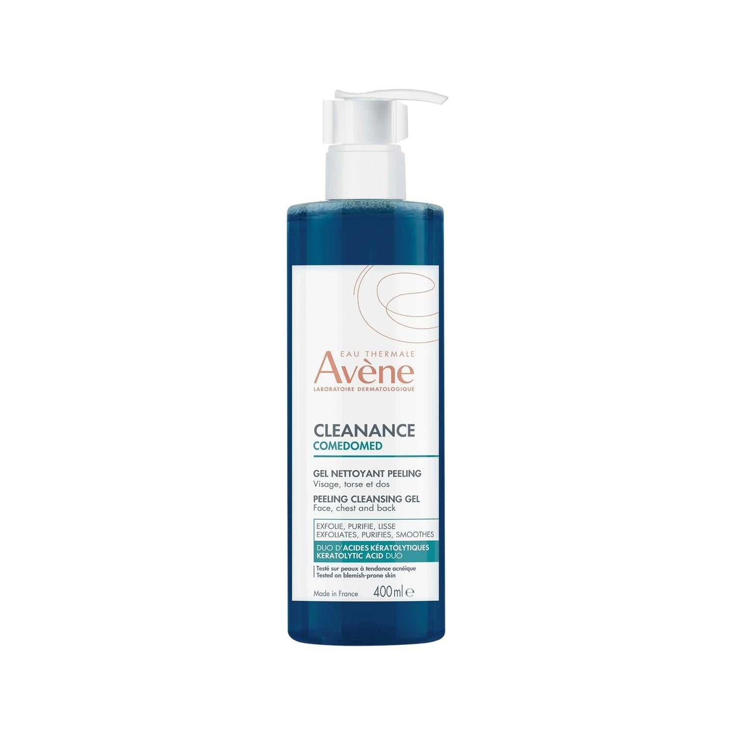 Avene Cleanance Comedomed Purifying Peeling Cleansing Gel 400 ml
