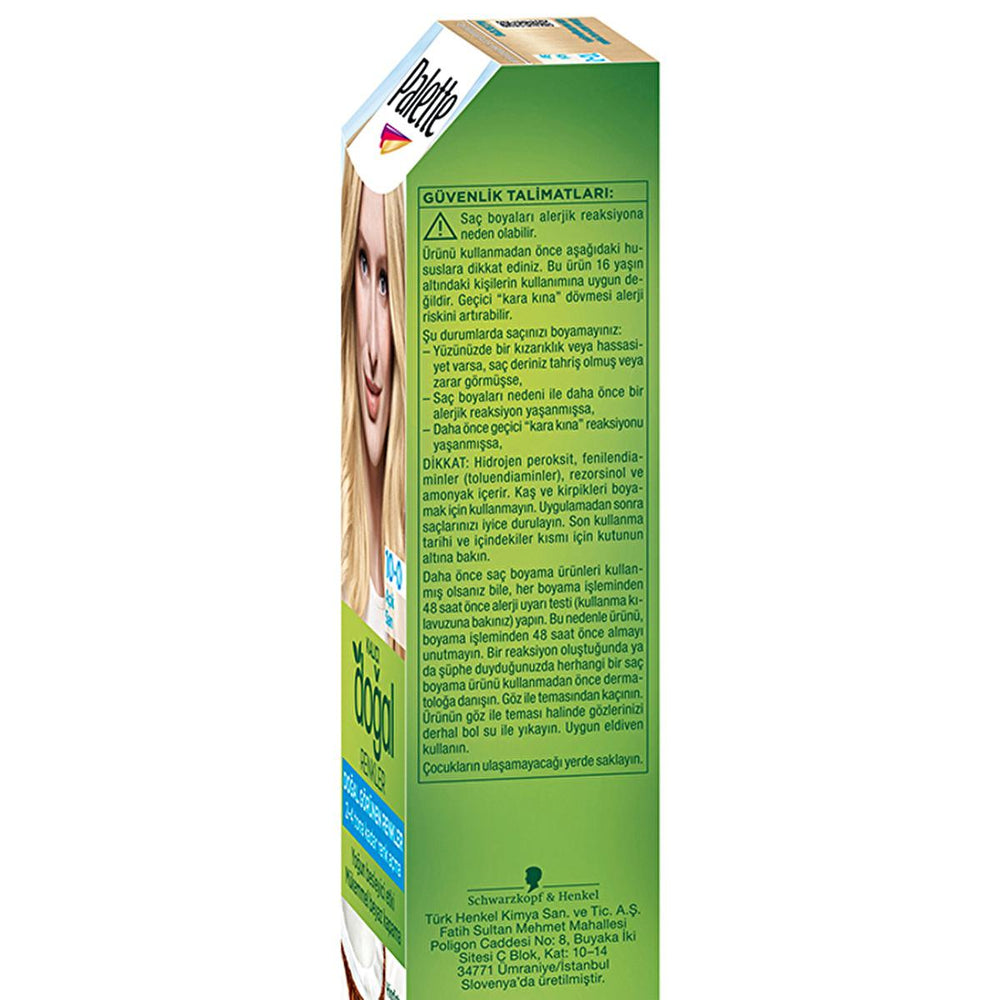 Palette Natural Light Blonde Hair Dye 10-0 - Permanent, Natural Ingredients Enriched Formula - view 5
