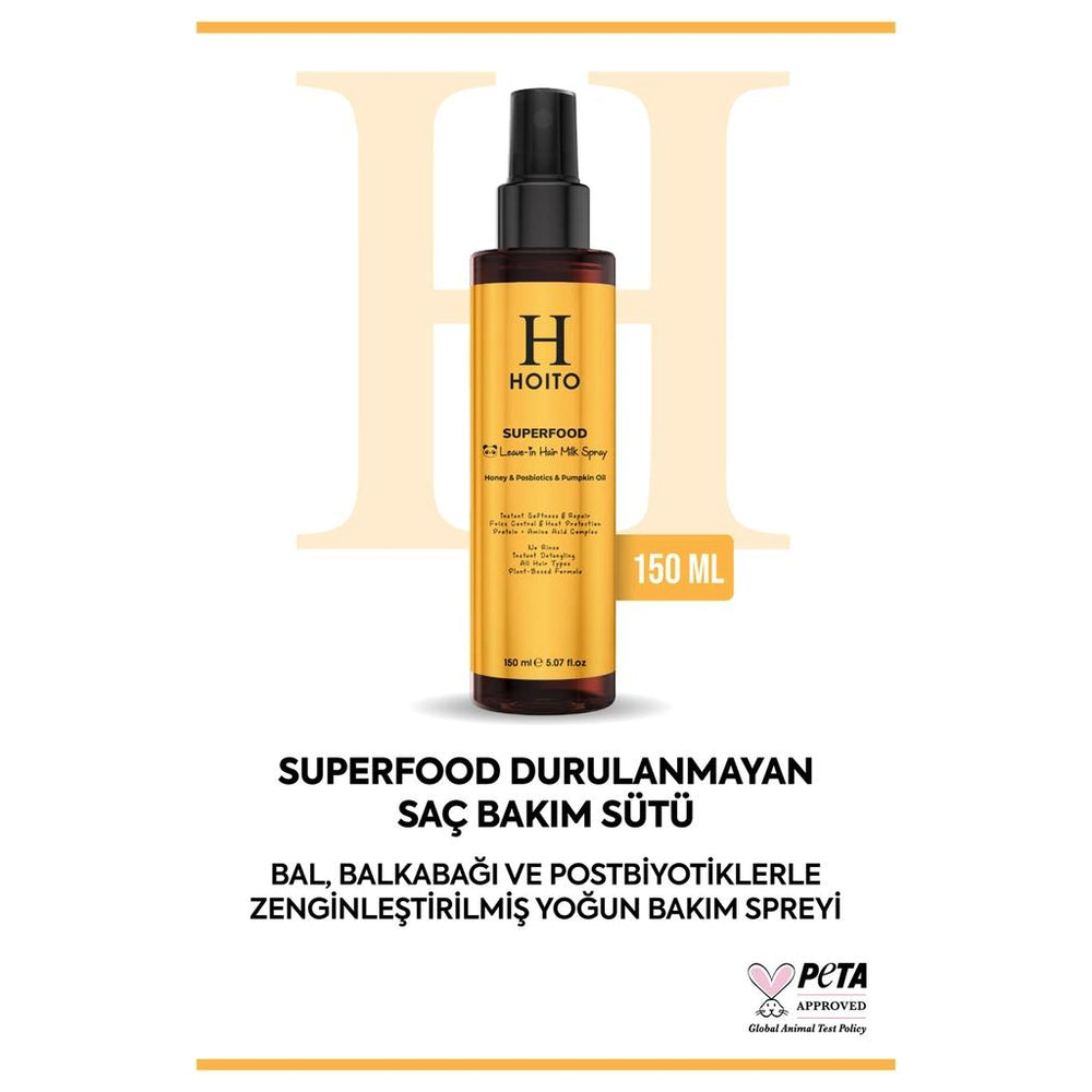 Hoito Superfood Honey & Pumpkin Seed Hair Milk 150 ml