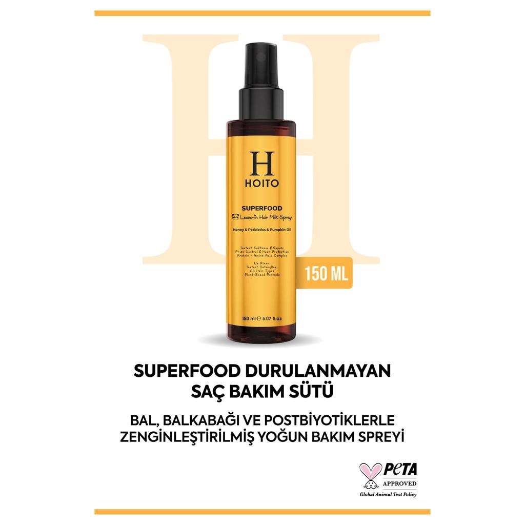 Hoito Superfood Honey &amp; Pumpkin Seed Hair Milk 150 ml