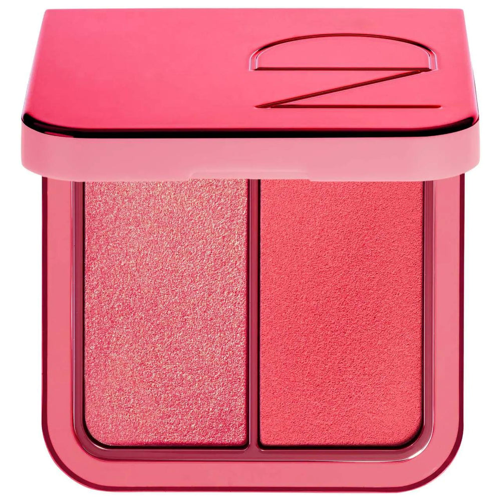 Hy-Blush Cloudy Cream Cheek Duo - Vegan, Cruelty-Free Cream Blush and Highlighter for Natural Flush Hy-Blush Cream Blush & Highlighter Duo - Natural, Vegan Makeup cream blush, highlighter duo, vegan makeup, cruelty-free cosmetics, natural finish blush, buildable coverage cheek color, makeup, cheek makeup, blush, highlighter, natural makeup, long-lasting color, nourishing ingredients, vegan squalane, sunflower wax, everyday makeup, special occasion makeup