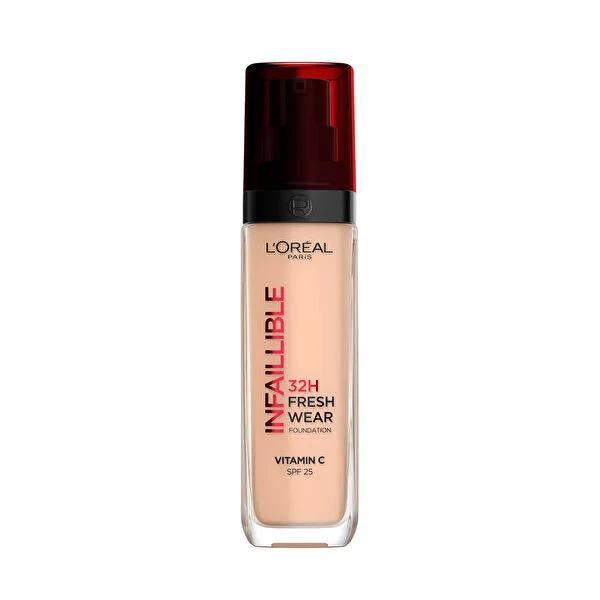L&#39;Oréal Paris Infaillible 32H Fresh Wear Foundation - Long-Lasting, High Coverage Makeup with C Vitamin &amp; SPF 25 L&#39;Oréal Paris 32H Fresh Wear Foundation - Long-Lasting &amp; High Coverage long-lasting foundation, high coverage makeup, C vitamin foundation, SPF 25 foundation, flawless finish makeup, makeup for sensitive skin, durable foundation, natural finish makeup, full coverage foundation, anti-aging makeup, everyday makeup, makeup for busy lifestyles, L&#39;Oréal Paris products