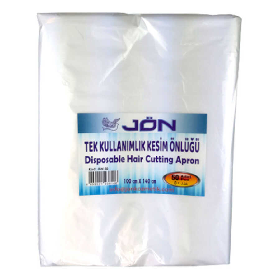 Jon Disposable Hair Cutting Apron for Salons 50 Count