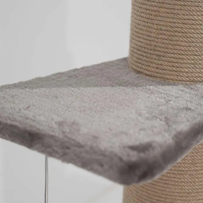 Lotus Pet Design Single Grey Cat Scratching Post 66cm