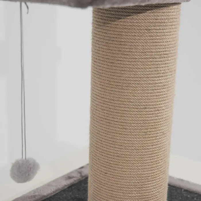 Lotus Pet Design Single Grey Cat Scratching Post 66cm