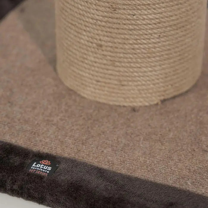 Lotus Pet Design Brown Single Cat Scratching Post 86cm