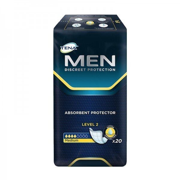 Tena Men Absorbent Protection Level 2 Pads 20 Count