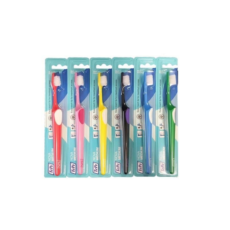 TePe Nova Medium Toothbrush for Hard-to-Reach Areas 1 Count