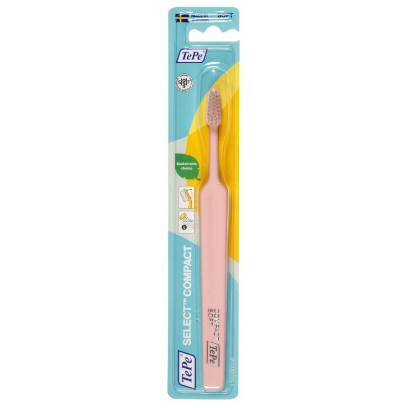 TePe Select Compact Soft Toothbrush for Gentle Cleaning