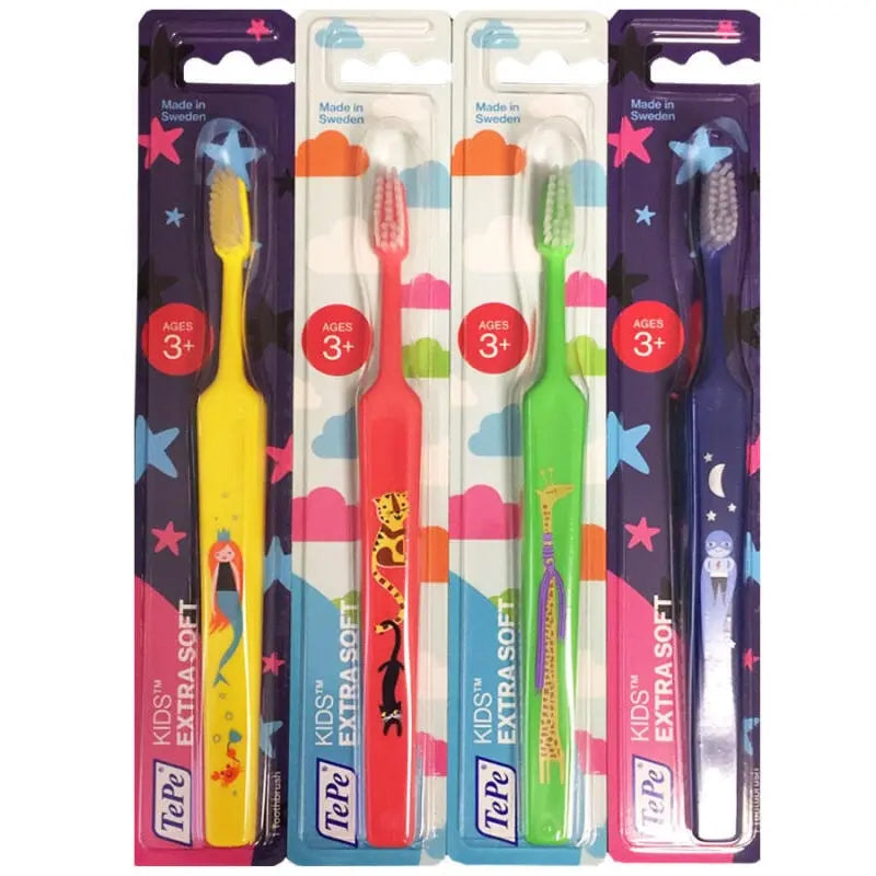 Tepe Zoo Soft Kids Toothbrush for Gentle Cleaning Ages 3-5