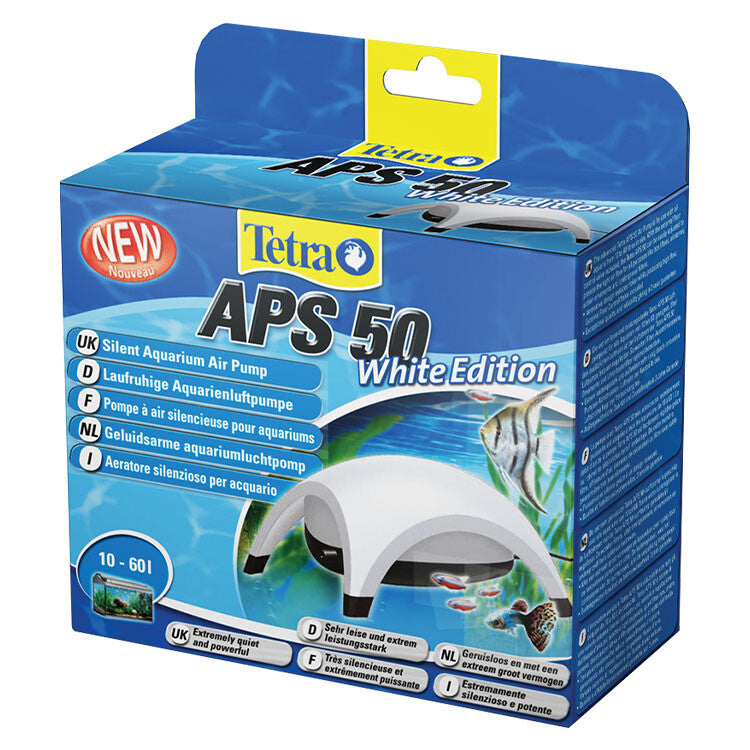 Tetra APS 50 Silent Aquarium Air Pump White 10-60L