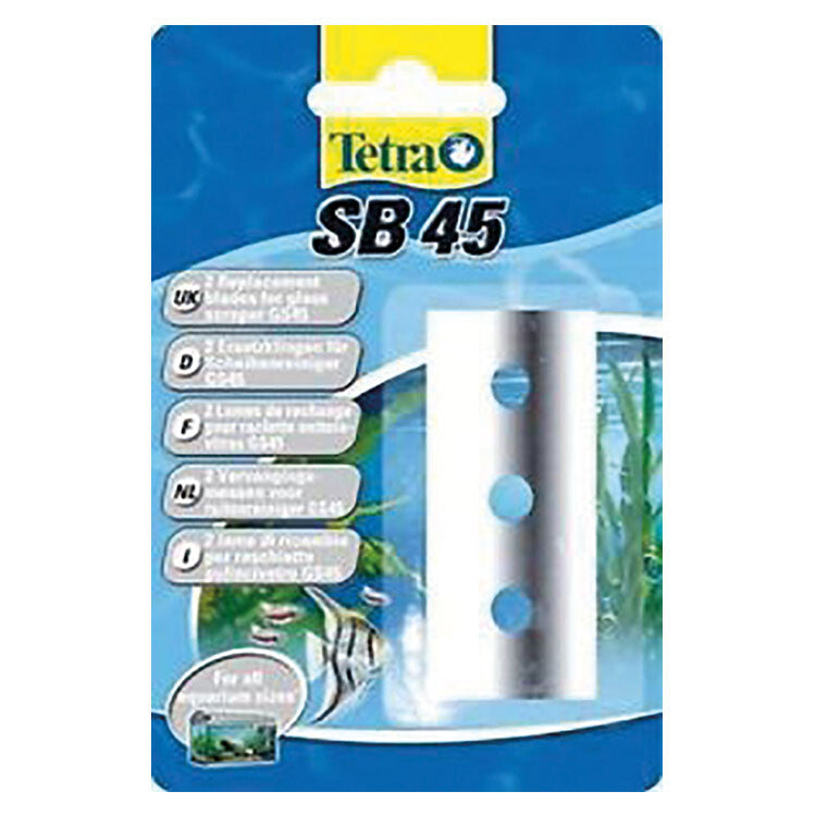Tetra SB45 Glass Scraper Replacement Blades for Aquarium 1 pc
