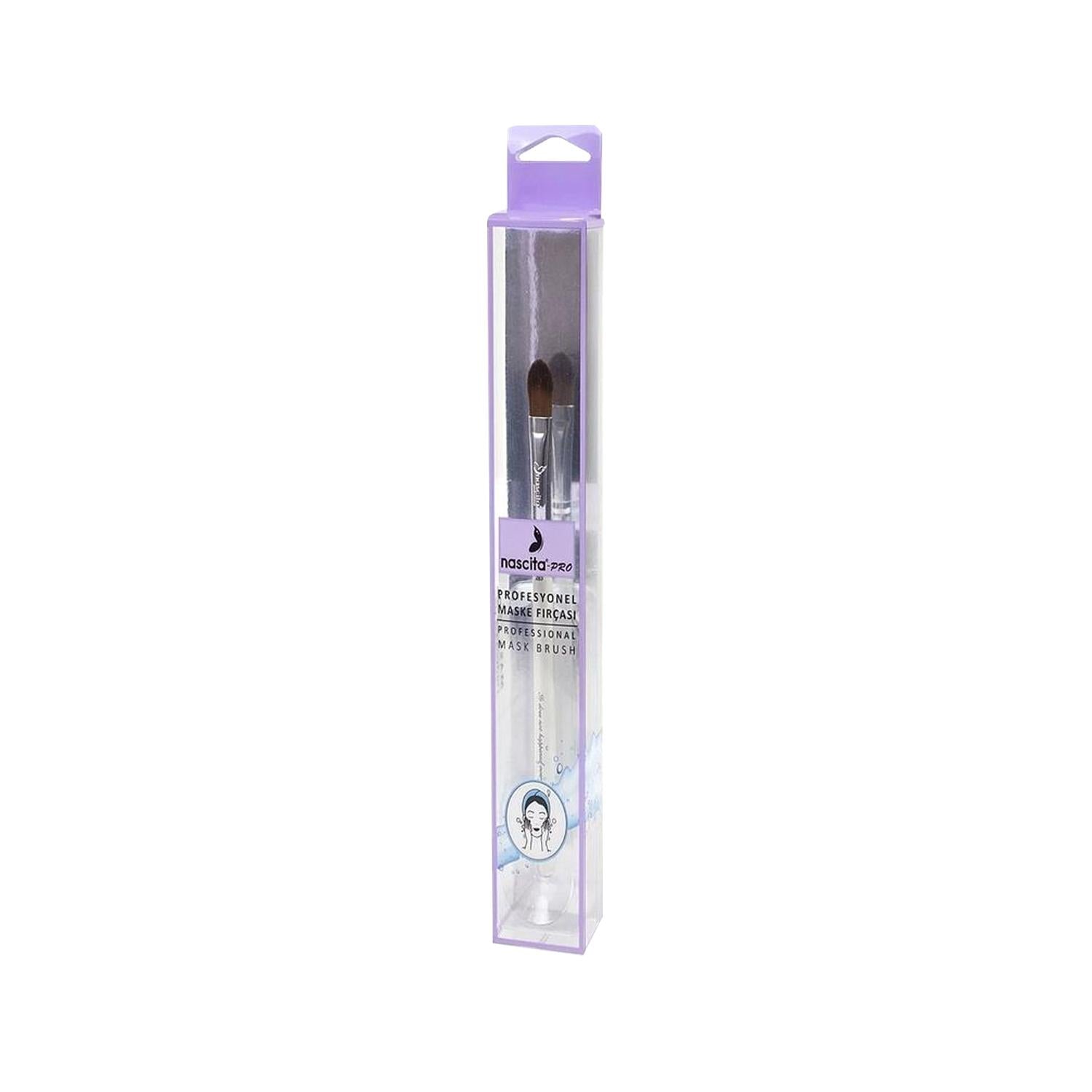 Nascita Eye Mask Brush for Gentle Skincare Routine - Soft Bristles, Precise Application, NASBRUSH0283 Nascita Eye Mask Brush - Gentle & Precise Skincare eye mask brush, Nascita skincare tool, skincare applicator, gentle skincare products, eye care routine, skincare routine, precise application, soft bristles, hygienic design, cosmetic brush, beauty tool, skincare essentials