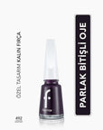 Flormar Nail Enamel Intense Pigment Polish 492 Eggplant 11ml
