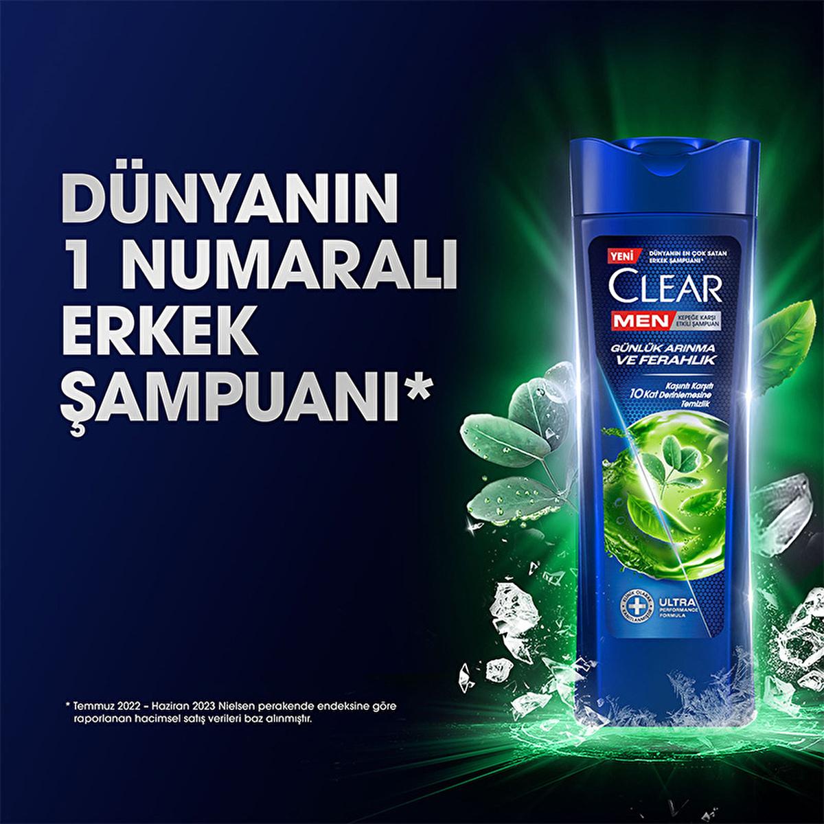 Clear Men: Advanced Anti-Dandruff Shampoo for Men - Cedarwood Eucalyptus - Itchy &amp; Oily Scalp Relief - 48H Freshness Clear Men Anti-Dandruff Shampoo - Itchy Scalp Relief anti-dandruff shampoo for men, clear men shampoo, shampoo for itchy scalp, shampoo for oily scalp, cedarwood eucalyptus shampoo, men&#39;s daily cleansing shampoo, kepeğe karşı etkili şampuan, shampoo with taurine and vitamin B3, anti-dandruff shampoo, dry scalp shampoo men, anti dandruff shampoo, itchy scalp shampoo, oily scalp shampoo, cedarw