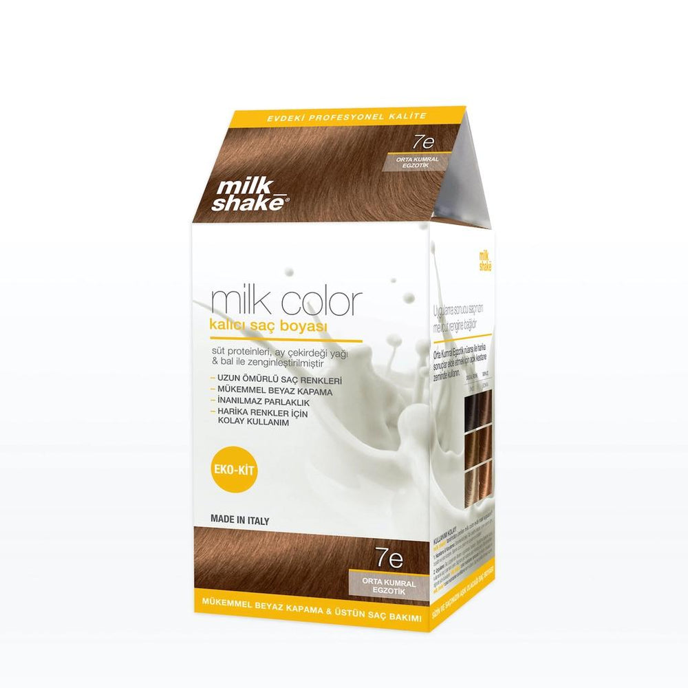 milk_shake Milk Color Eco Permanent Hair Dye Set 7E Medium Exotic Blonde
