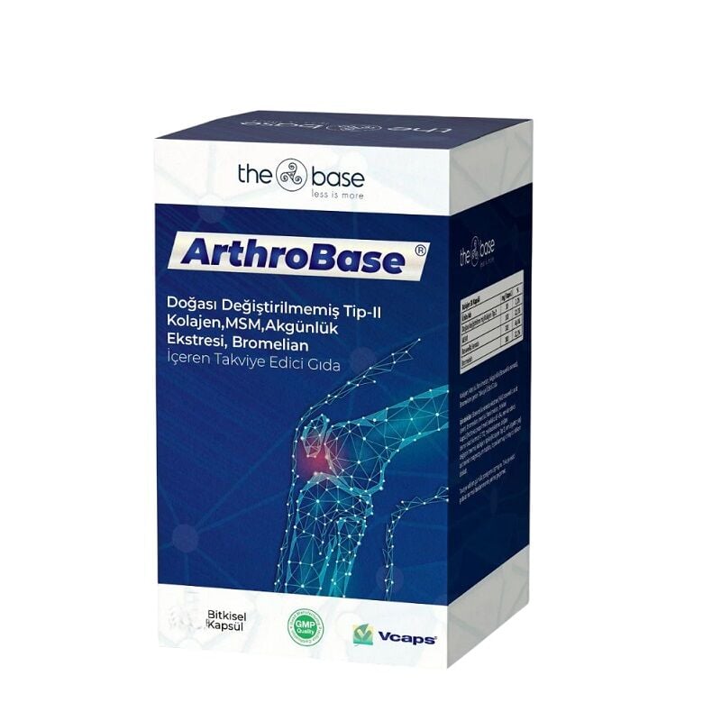 The Base Arthrobase Type II Collagen Support 30 Capsules